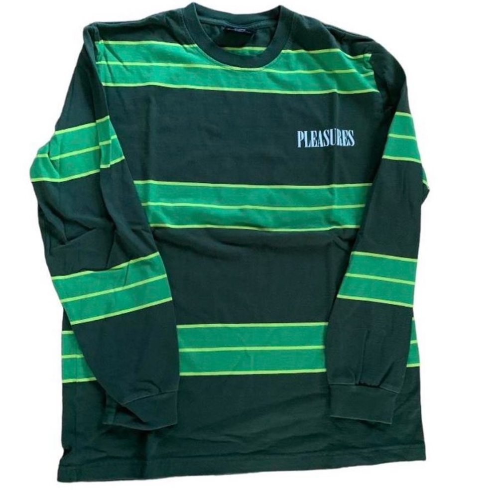 PLEASURES Longsleeve Tee - Green (Medium)